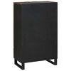 vidaXL Highboard Castanho 60 x 33 x 100 cm Madeira de mangueira maciça