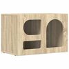 vidaXL Gabinete para TV ELST 60 x 35 x 40 cm Carvalho Sonoma