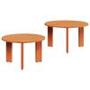 vidaXL Mesa de centro 2 unid. Marrom Cera 47,5 x 47,5 x 27 cm