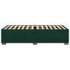 vidaXL Estrutura de cama sem colch&atilde;o 90x200 cm veludo verde-escuro