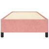 vidaXL Estrutura de cama 80x200 cm veludo rosa