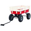 vidaXL Carrinho de m&atilde;o 150 kg vermelho