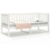 vidaXL Espregui&ccedil;adeira sem colch&atilde;o 75x190 cm branco
