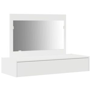vidaXL Mesa de vestir Branco 100 x 40 x 70 cm Derivados de Madeira