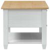 vidaXL Mesa de centro com gaveta Branco 85 x 50 x 45 cm
