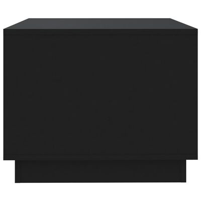 vidaXL Mesa de centro 102,5x55x44 cm contraplacado preto