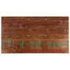 vidaXL Tampo de mesa retangular 100x60x2,5cm madeira recuperada maci&ccedil;a
