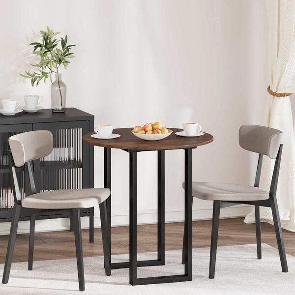 vidaXL Tampo de Mesa Carvalho castanho 70 x 70 x 1,5 cm