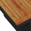 vidaXL Conjunto de Sof&aacute; de Jardim 8 pcs Preto Rattan Sint&eacute;tico