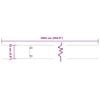vidaXL Bordas de relvado 10 pcs 15x103 cm a&ccedil;o corten flex&iacute;vel