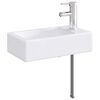 vidaXL Cub&iacute;culo de Banheiro Cromo 45,5 x 25,5 x 13 cm Metal