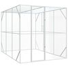 vidaXL Gaiola para P&aacute;ssaros Antracite 210 x 304 x 213 cm