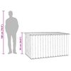 vidaXL Caixa de arruma&ccedil;&atilde;o para jardim 171x99x93 cm antracite