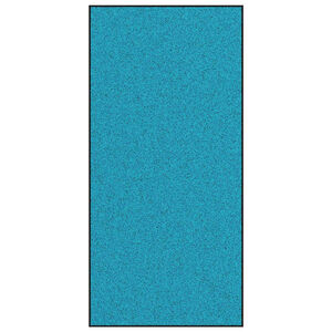 vidaXL Tapete de Entrada Ciano e Preto 120 x 250 cm 100% Poliamida