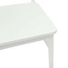 vidaXL Cadeira de jantar 2 pcs Branco Madeira Sólida