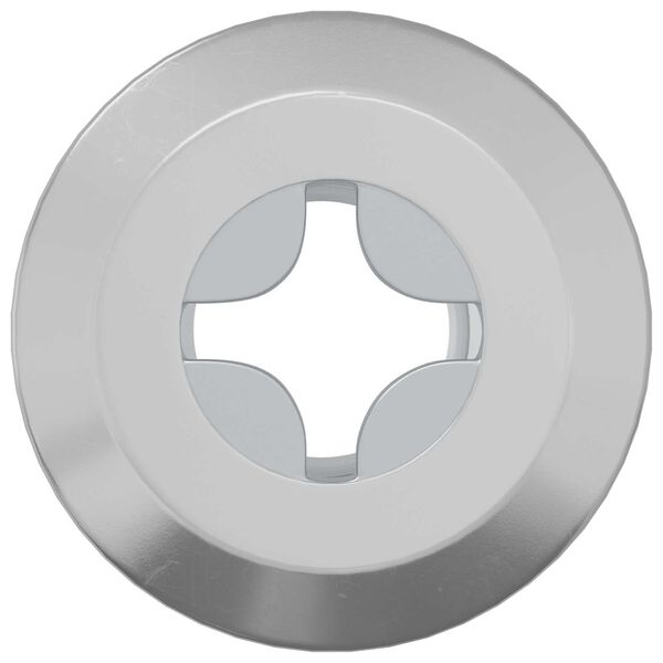 vidaXL Porca de Bloqueio 12 pcs N&iacute;quel M6 x 15 mm A&ccedil;o