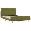 vidaXL Estrutura de cama 120x200 cm tecido verde