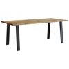 vidaXL Mesa de jantar 200x90x76 madeira de ac&aacute;cia maci&ccedil;a