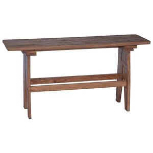 vidaXL banco Natural 100 x 30 x 51 cm Madeira recuperada maci&ccedil;a