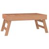 vidaXL Tabuleiro dobr&aacute;vel 55x35x25 cm madeira de teca maci&ccedil;a