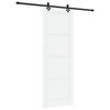 vidaXL Porta Deslizante ORKDAL 83 x 232 cm Madeira de Pinho Maci&ccedil;a