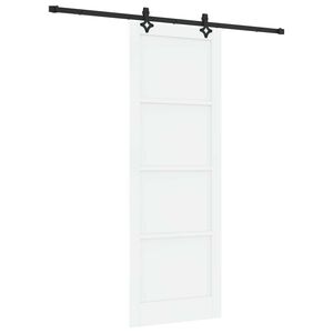vidaXL Porta Deslizante ORKDAL 83 x 232 cm Madeira de Pinho Maci&ccedil;a