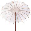 vidaXL Parasol Balin&ecirc;s com Base 260 210-220 cm