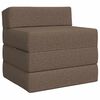 vidaXL Sof&aacute; Cama Dobr&aacute;vel Cinzento-acastanhado 70 x 60 x 63 cm Tecido