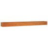 vidaXL Canteiro de jardim 600x80x45 cm a&ccedil;o corten cor enferrujado