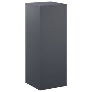 vidaXL Suporte para Plantas Antracite 30 x 30 x 80 cm A&ccedil;o inoxid&aacute;vel