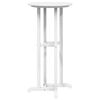 vidaXL Mesa de bar Branco 55 x 55 x 107 cm HDPE