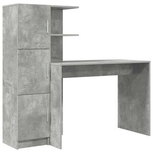vidaXL Mesa Cinzento 133.5 x 50 x 124 cm 2 unid.