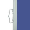 vidaXL Toldo lateral retr&aacute;til para p&aacute;tio 140x500 cm azul