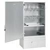 vidaXL Defumador BBQ c/ aparas madeira 44,5x29x83 cm a&ccedil;o galvanizado