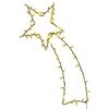 vidaXL Luzes de Natal silhueta estrela cadente 80 LEDs branco quente