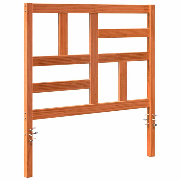 vidaXL Cabeceira de Cama com cabeceira Marrom Cera 80,5 x 4 x 104 cm