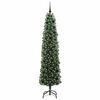 vidaXL &Aacute;rvore de Natal Artificial Verde 210 cm PVC e A&ccedil;o e Pl&aacute;stico