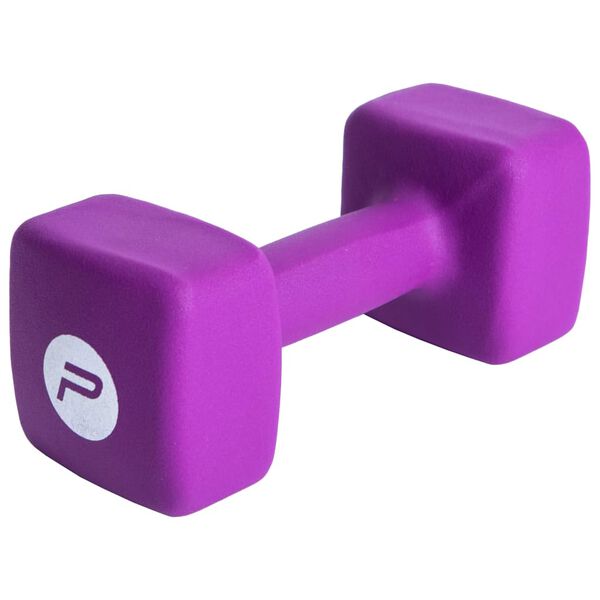 Pure2Improve Haltere 10 kg neoprene roxo