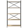vidaXL Estante Carvalho Sonoma 80 x 30 x 155 cm Madeira processada