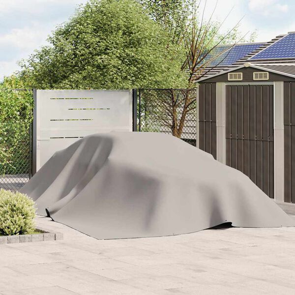 vidaXL Lona 5x7 m 650 g/m&sup2; cinzento