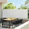 vidaXL Toldo lateral retr&aacute;til para p&aacute;tio 140x600 cm creme