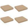 vidaXL Almofadas de Assento de 4 Pe&ccedil;as VUGHT 4 pcs 100% Poli&eacute;ster