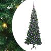 vidaXL &Aacute;rvore de Natal artificial de canto Verde 180 cm PVC e Metal