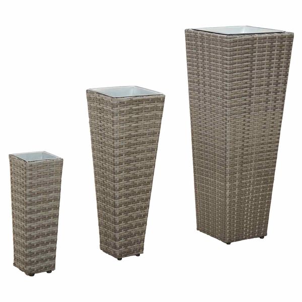 vidaXL Conjunto Para Exterior 3 pcs Metal