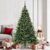 vidaXL &Aacute;rvore de Natal Artificial com 300 LEDs Verde 180 cm PE e PVC
