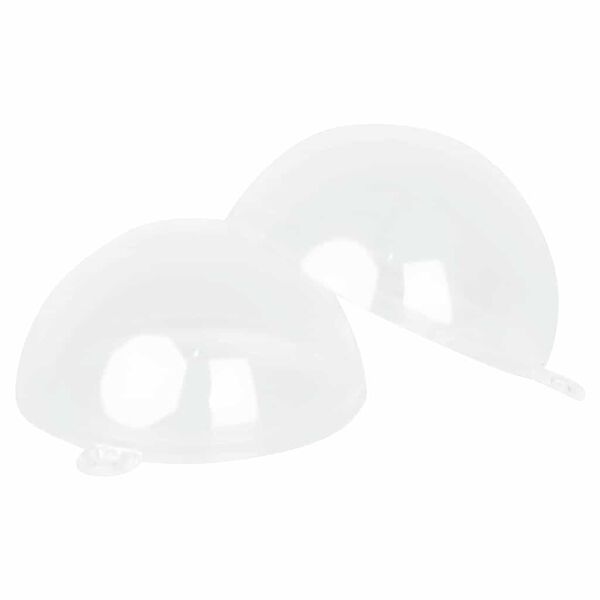 vidaXL Conjunto de Bolas de Natal 25 pcs Transparente Ø 8 cm