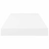 vidaXL Prateleira de parede suspensa 50x23x3,8 cm MDF branco