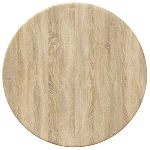 vidaXL Tampo de Mesa &Oslash; 30 x 1,5 cm Redondo Derivados de Madeira