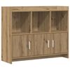 vidaXL Buffet Carvalho Arttisan 98,5 x 33 x 80 cm Derivados de Madeira