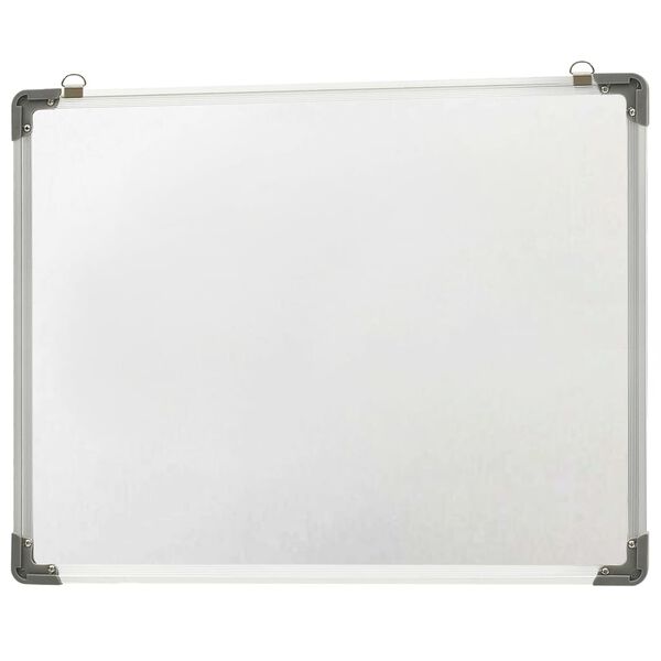 vidaXL Quadro de escrita magnético 70x50 cm aço branco